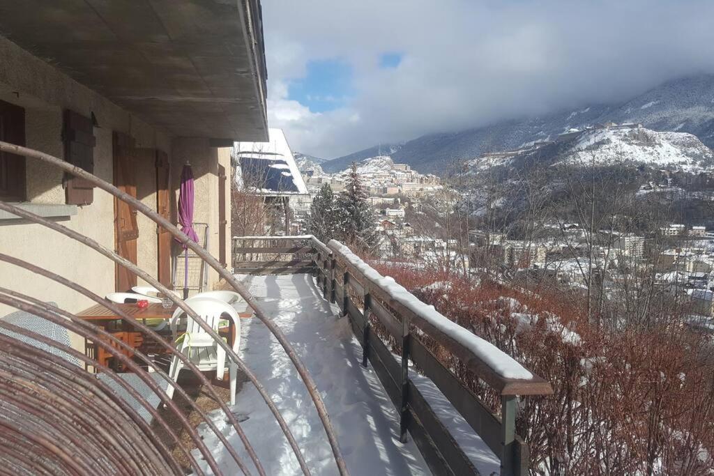 Studio Sympa Avec Terrasse , Maxi 4 Pers.Briancon Exteriör bild